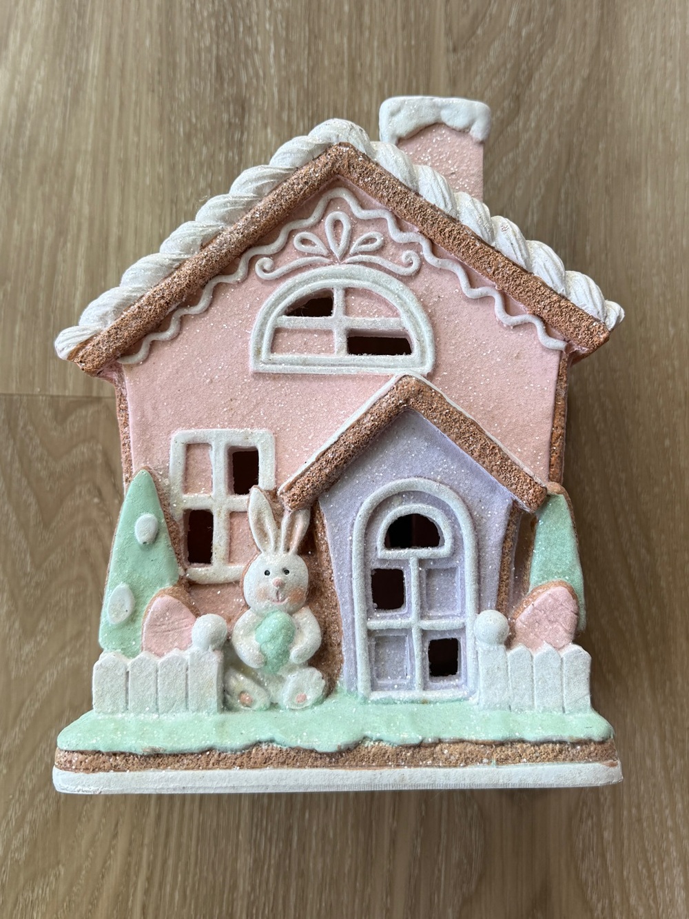 T.J.Maxx Pastel Easter Bunny Cottage House